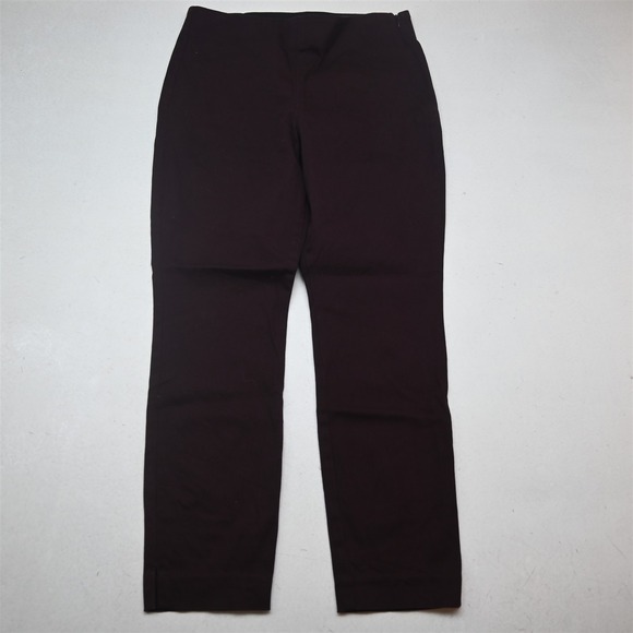 Old Navy Pants - Old Navy 8 Maroon Red Stretch Side Zip Skinny Dress Womens Pants